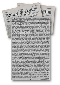 Zeitungsausschnitt aus dem Berliner Tageblatt vom 24. September 1906. Quelle: Deutsches Museum.