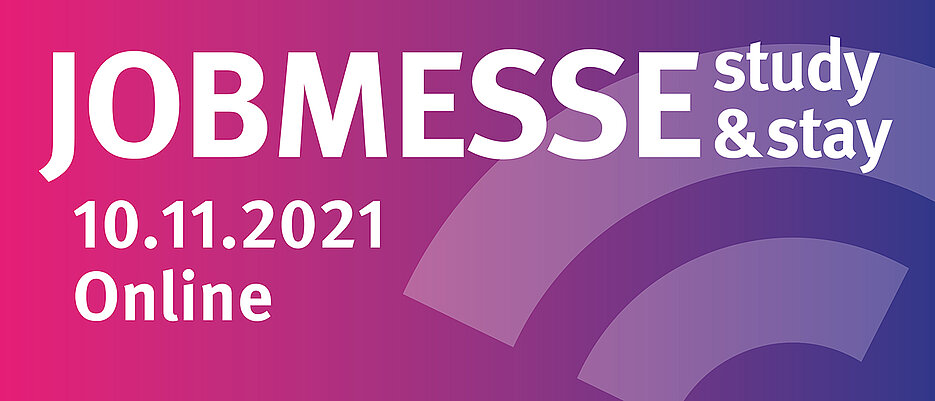 Die Jobmesse study&stay findet 2021 wieder digital statt.