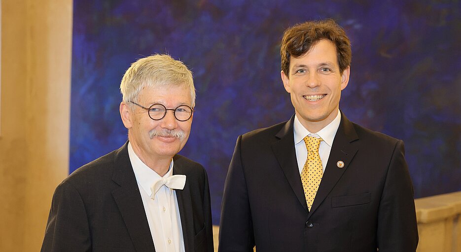 Ronny Thomale und Thomas O. Höllmann (Foto: BAdW / Stefan Obermeier)