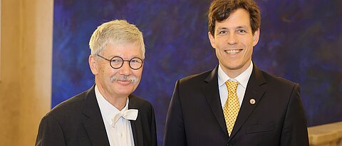 Ronny Thomale und Thomas O. Höllmann (Foto: BAdW / Stefan Obermeier)