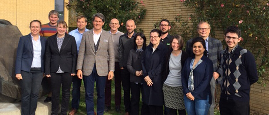 The DIACAT team with (left) project coordinator Anke Krueger, chemistry professor at the University of Würzburg.