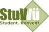 Logo des studentischen Konvents (StuvWü in grüner Schrift)