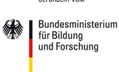 Logo des Bundesministeriums für Bildung und Forschung.