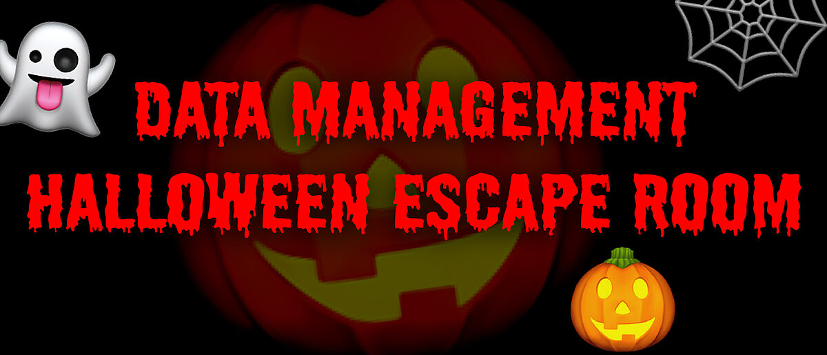 Gruselige Forschungsdaten - Data Management Halloween Escape Room