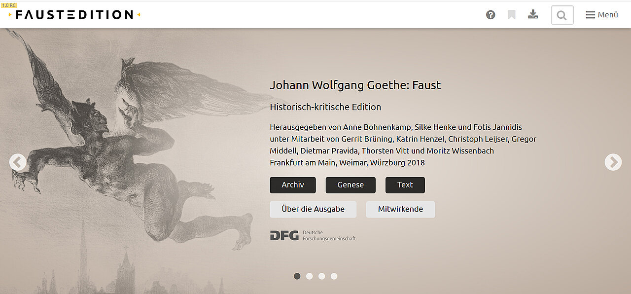 Digital Edition Of Goethe S Faust Universitat Wurzburg