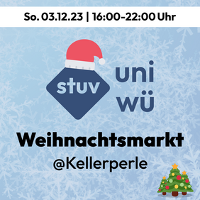 StuV Weihnachtsmarkt @Kellerperle am 03.12.23 von 16-22 Uhr