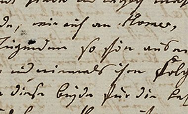 Frühe Neigung: In einem Brief von 1799 bekennt sich Wagner zu „Homer, welcher die Laster und Tugenden so schön auseinander gesetzt hat, und niemals ihre Folgen vergessen hat.“