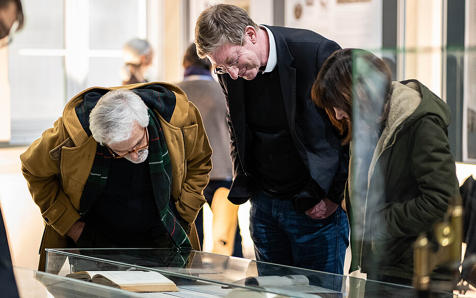 Foto von Eröffnung Virchow Ausstellung im RVZ, Dezember 2022