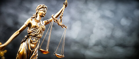 Adobe Stock Image Legal law concept statue of Lady Justice with scales of justice