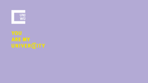Zoom-Hintergrund für Mitarbeiter der JMU in Lavendel