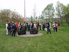 Führung bei den Braunkohlefossilien