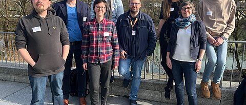 Das Team der Digitalisierungseinheit im ZPD auf der DHd2024 in Passau