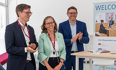 Freut sich über die Eröffnung des neuen Welcome Centres: Doris Fischer, Vizepräsidentin für Internationalisierung an der JMU.