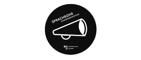 Logo der Unizeitung "Sprachrohr": ein Megafon