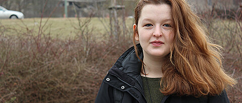 Aneta Bergner aus Litauen ist Stipendiatin der Herrmann-Niermann-Stiftung. An der Uni Würzburg macht sie ihren Master. (Foto: Lena Köster)