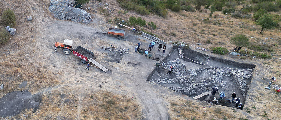 Archaeological dig in Boğazköy