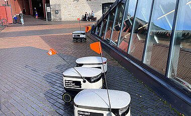 Innovatives Estland: In Tallinn wird die Post teilweise mit Robotern ausgeliefert. 