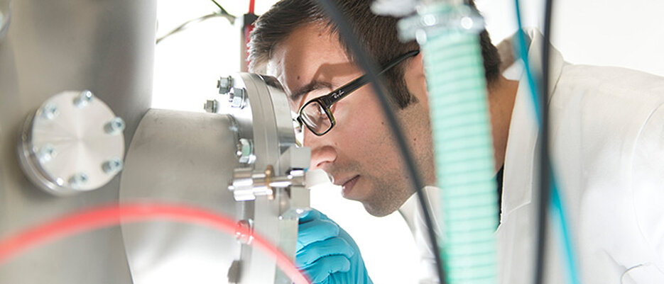 Scientist in his laboratory