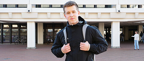 Aktuell befindet sich Finn im dritten Semester, hat aber die ersten Hürden des Studiums schon hinter sich.