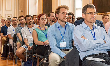 Many doctoral students and postdocs participated in the opening ceremony.