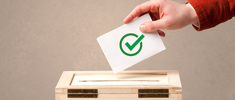 In diesem Jahr finden die Hochschulwahlen an der JMU erstmals nicht in der gewohnten Form mit Stimmzettel und Wahlurne statt. Stattdessen wird online gewählt.