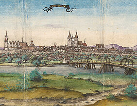 Ansicht Wittenbergs zur Zeit Luthers (Foto: Universitätsbibliothek)