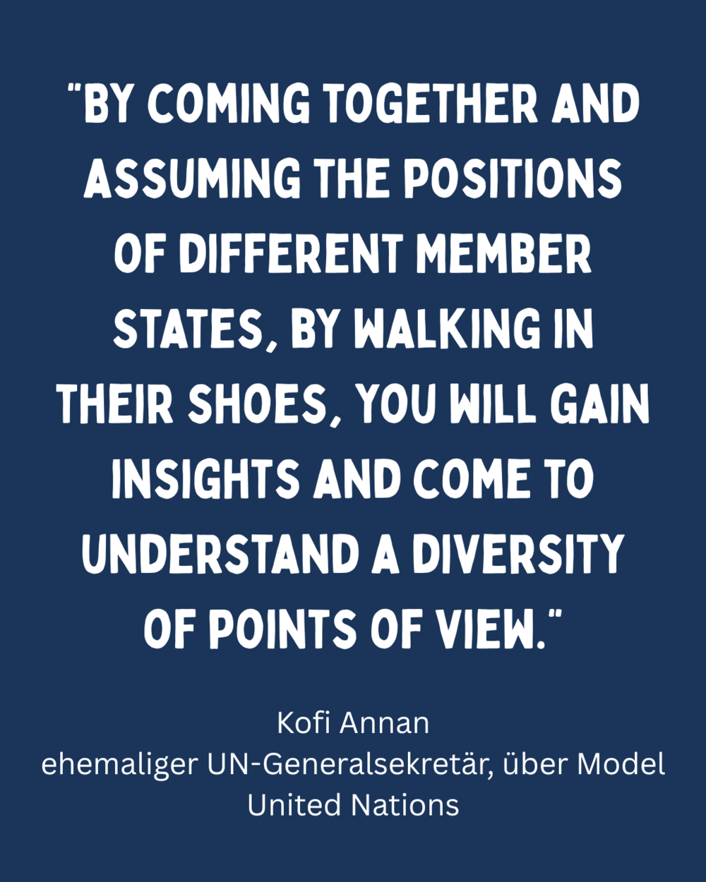 Werde Teil der NMUN-Delegation 2026! - 2