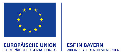 Logo des Europäischen Sozialfonds ESF.