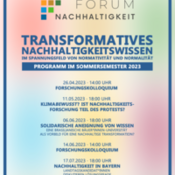 Programm Forum Nachhaltigkeit SoSe 2023