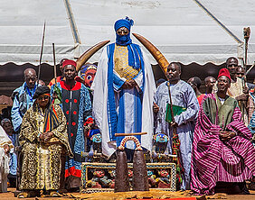 Der König von Foumban in Kamerun.