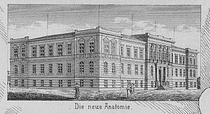 Depiction of the new anatomy building