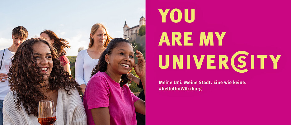Die Botschaft ist klar: Sowohl University als auch die City von Würzburg sind für alle, die sich für ein Studium interessieren, die ideale Entscheidung.