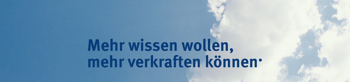 Slogan zum Frühstudium