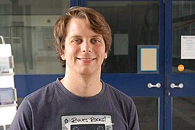 Chemie-Doktorand Jens Sorg von der Uni Würzburg. (Foto: Robert Emmerich)