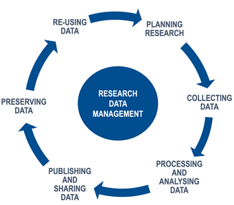 Phasen des Forschungsdaten-Lebensyklus