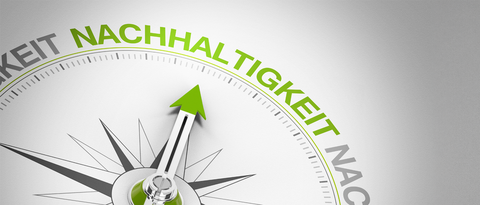 An der Universität Würzburg zeigt der Kompass auch auf das Thema Nachhaltigkeit. (Bild: Coloures-Pic / Adobestock)