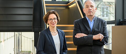 Barbara Schmitz und Christian Wehr leiten das neue Käte Hamburger Kolleg zu Fragen des Messianismus.