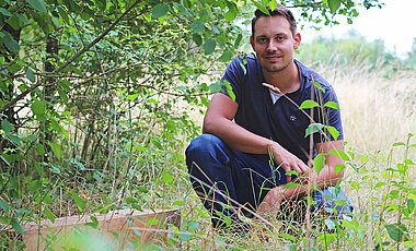 Biologie-Masterstudent Mathias Bär.