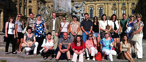 Lehramtsstudierende und Lehrkräfte aus Tschechien zu Besuch in Würzburg.