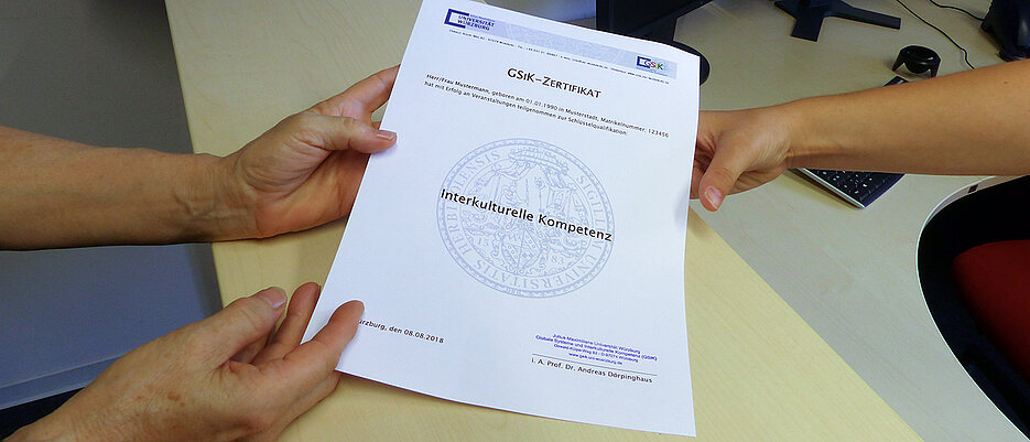 Das GSiK-Zertifikat bescheinigt Studierenden interkulturelle Kompetenz.