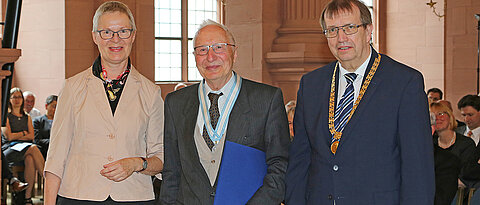 Barbara Sponholz, Erich Oetheimer und Alfred Forchel (v.l.). (Foto: Rudi Merkl)