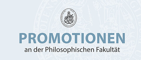 Die Philosophische Fakultät informiert in einer Onlineveranstaltung zum Thema Promotionen.