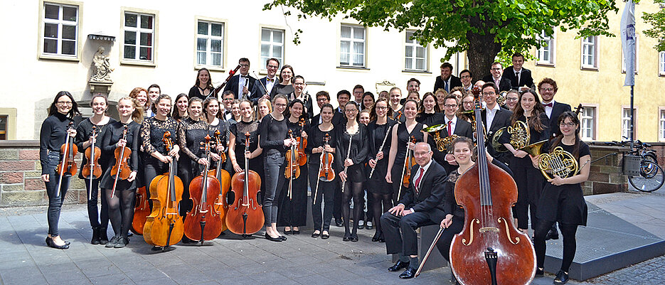 Das Akademische Orchester der Universität Würzburg.