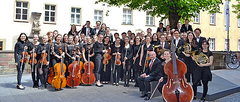 Das Akademische Orchester der Universität Würzburg.