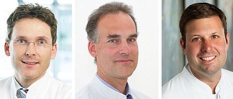 Die Professoren Andreas Buck, Martin Fassnacht und Nicolas Schlegel informieren über die Funktionen und Erkrankungen der Schilddrüse.