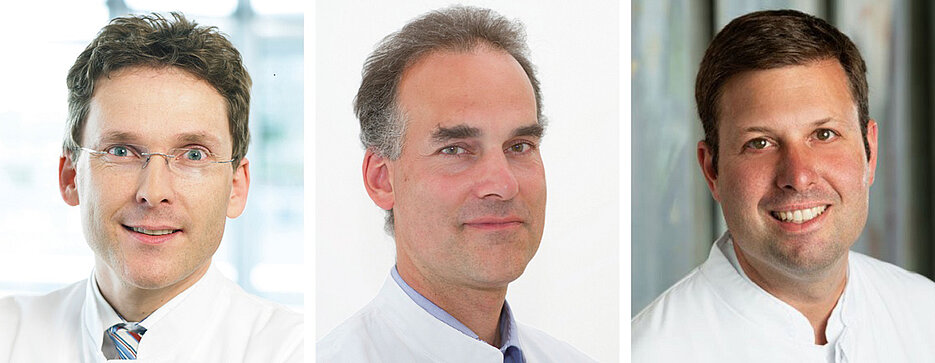 Die Professoren Andreas Buck, Martin Fassnacht und Nicolas Schlegel informieren über die Funktionen und Erkrankungen der Schilddrüse.