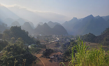 Ein größerer Tripp führte die Gruppe auch nach Ha Giang in den bergigen Norden Vietnams.