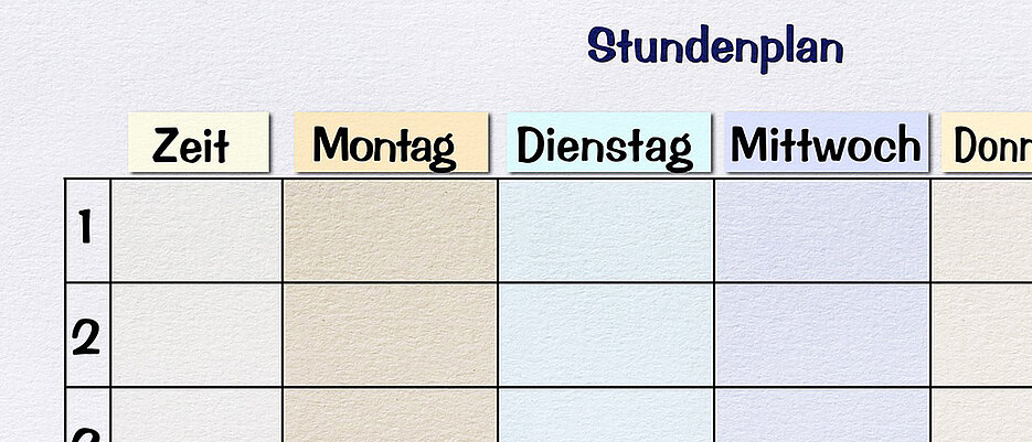 Den Stundenplan zu füllen, ist gerade im ersten Semester eines Lehramtsstudiums eine knifflige Aufgabe. Die Uni Würzburg hilft ihren Studierenden dabei.