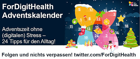 Ein Meeting im Gehen, To-do-Listen zur Beruhigung: Mit solchen Tipps wartet der Adventskalender des Forschungsverbunds auf Twitter auf.