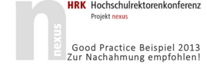 Logo der Hochschulrektorenkonferenz des Projekt Nexus: Good Practise Beispiel 2013
